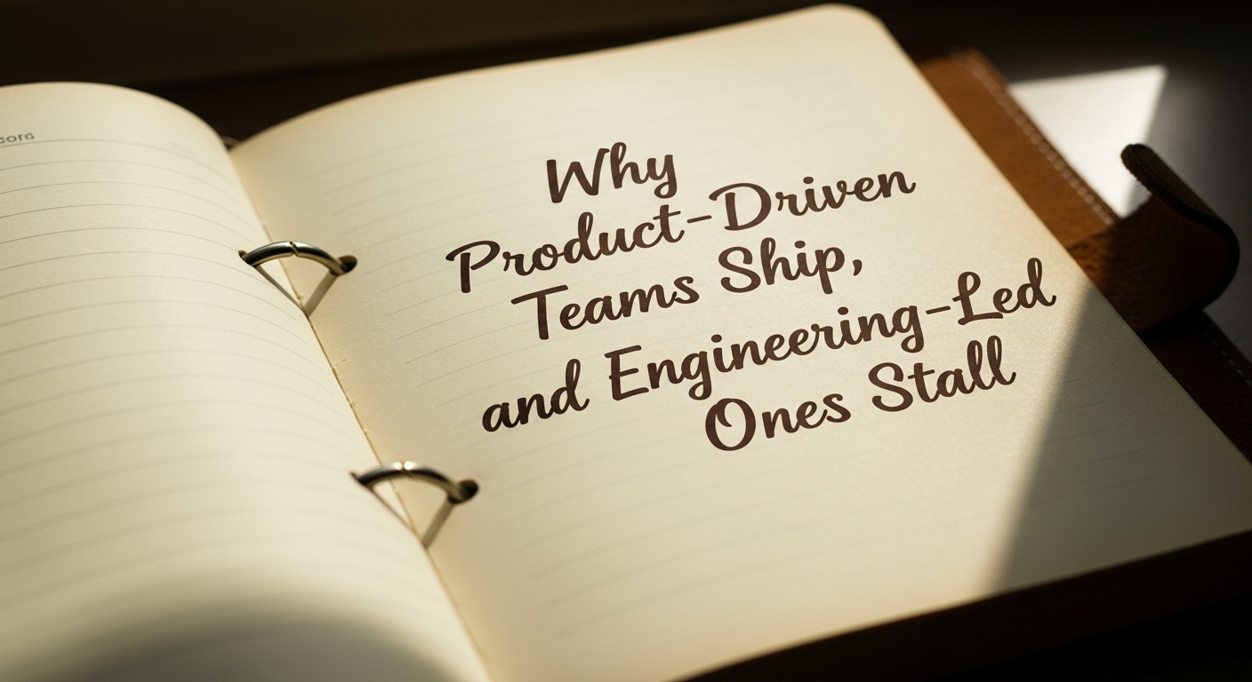 Why Product-Driven Teams Ship, and Engineering-Led Ones Stall