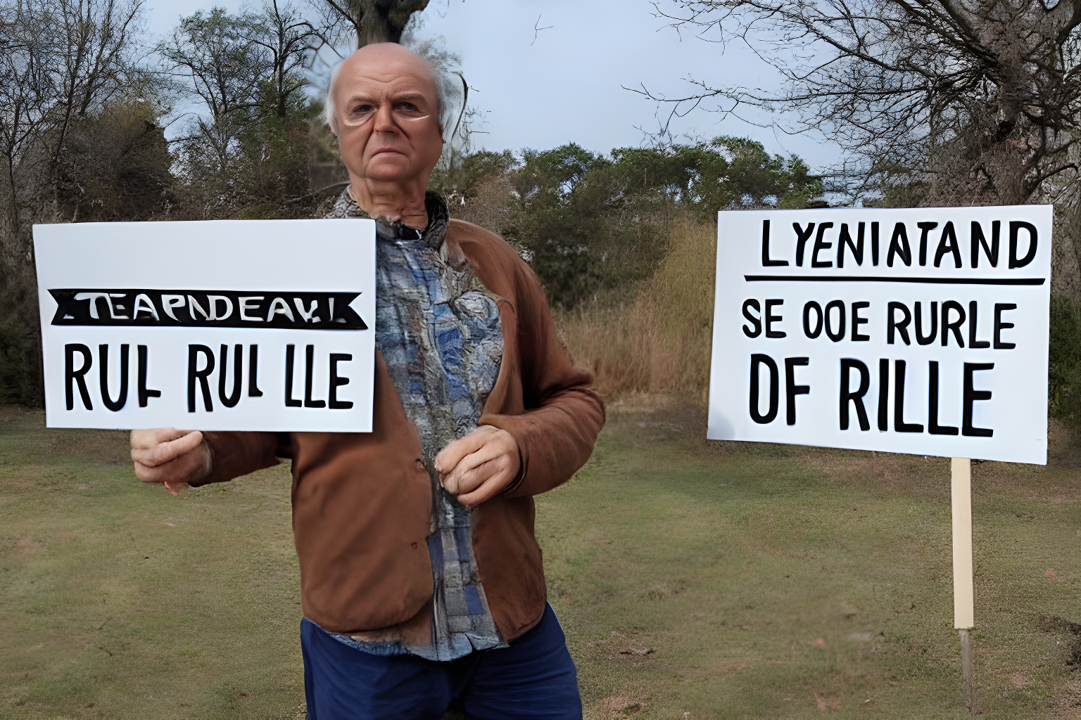 landlord says: my land, my rule