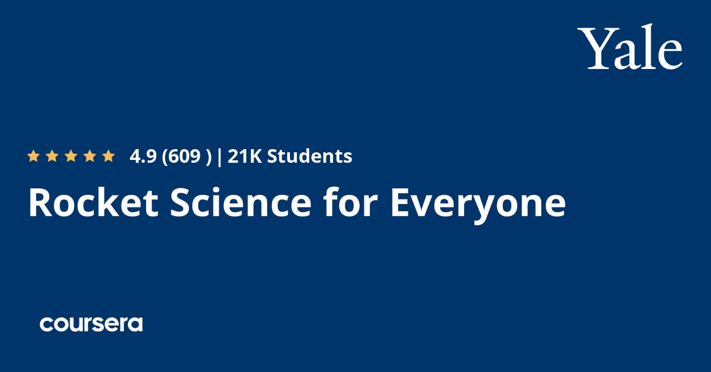Rocket Science for Everyone (Yale/Coursera)