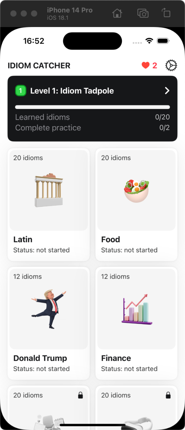 My other pet project - Idiom Catcher
