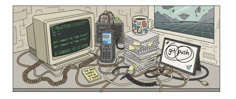 Two Machines, One Repo: The “No Database” Knowledge System