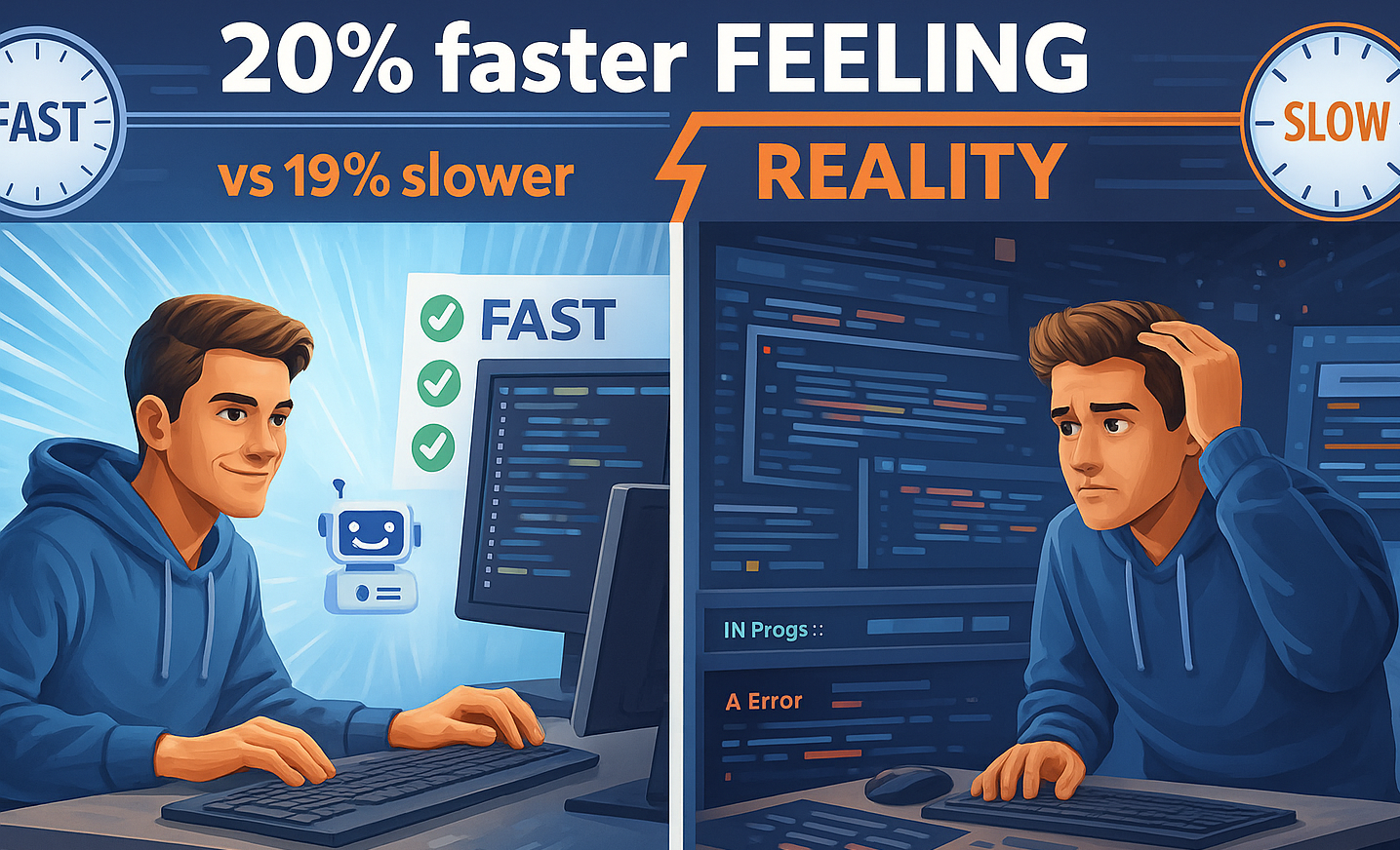 The AI Developer Productivity Paradox: Why It Feels Fast but Delivers Slow