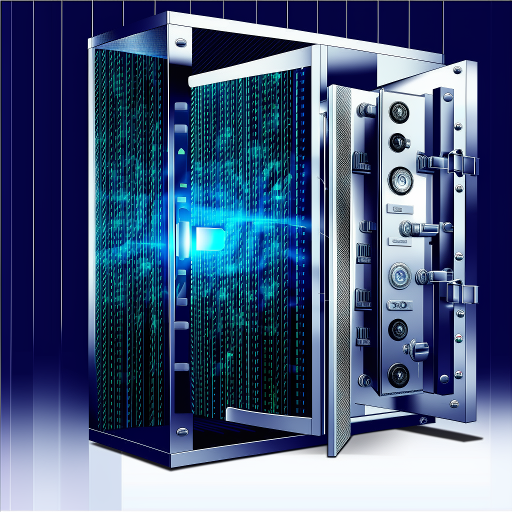 locking up your data in a safe