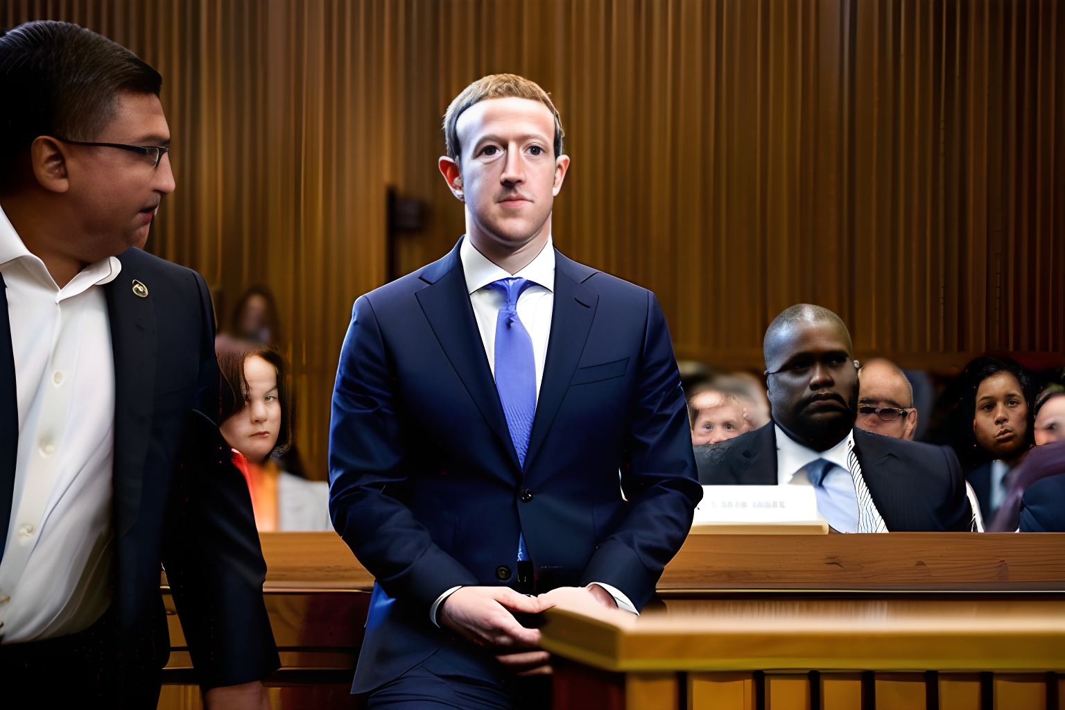 Mark zuckerberg in court