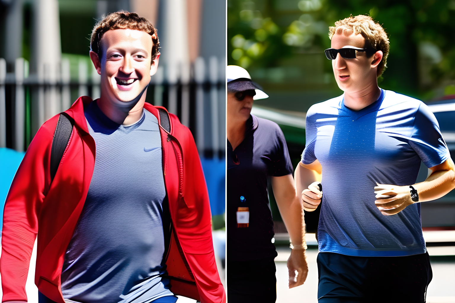 Mark zuckerberg sweating through his shirt