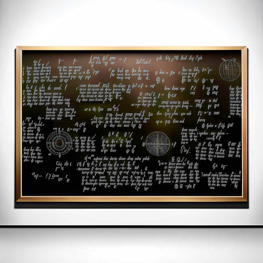 math equations on a white board