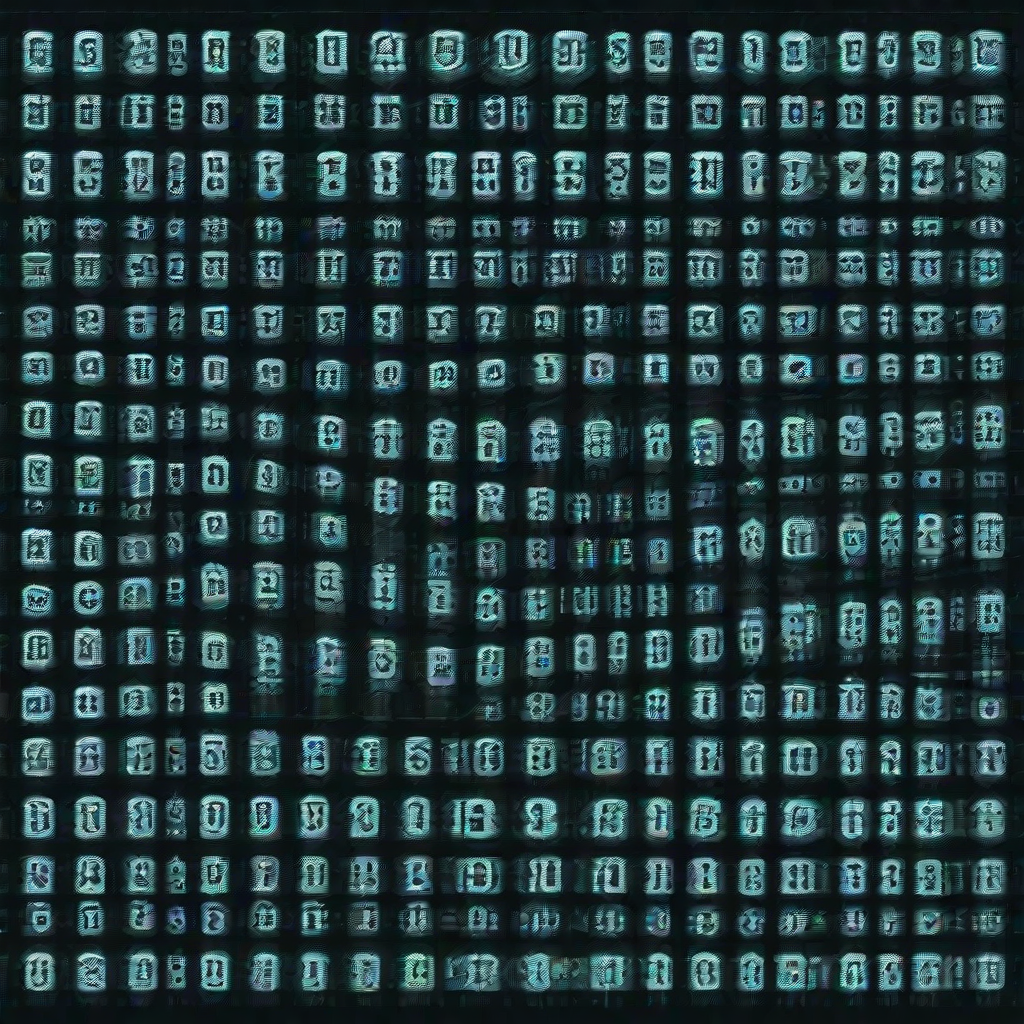 matrix code in a crt tv