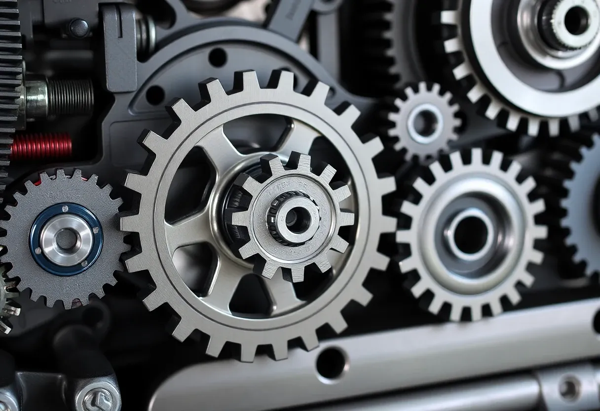 mechanical gears and components