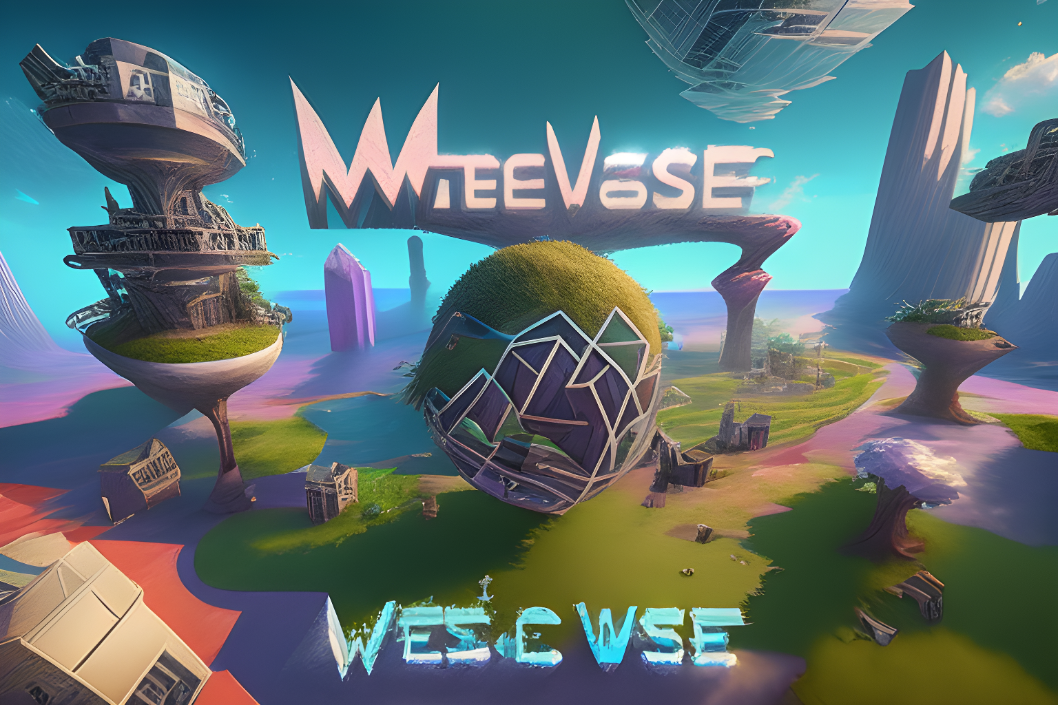 metaverse game world