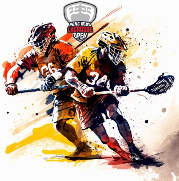 One of the five official NFTs of the Hong Kong Lacross Open 2023, artwork created by DOTTED