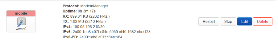 Mobile interface overview