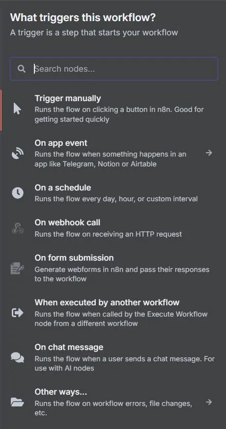 Action Trigger Overview