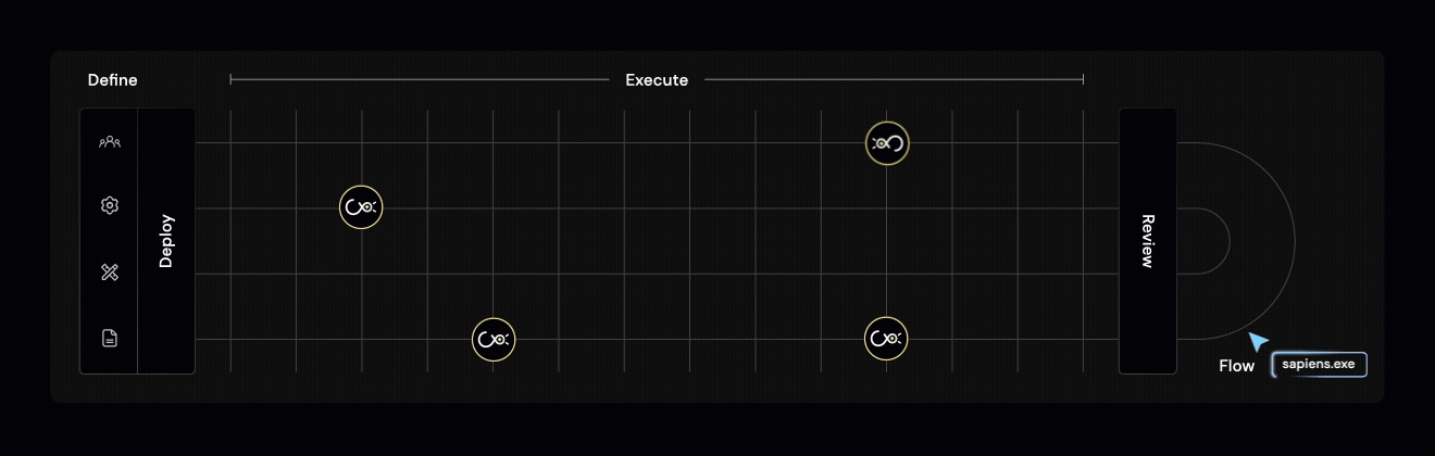 A colony of AI agents working together to think, act, and evolve