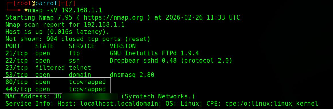 nmap service&nbsp;scan