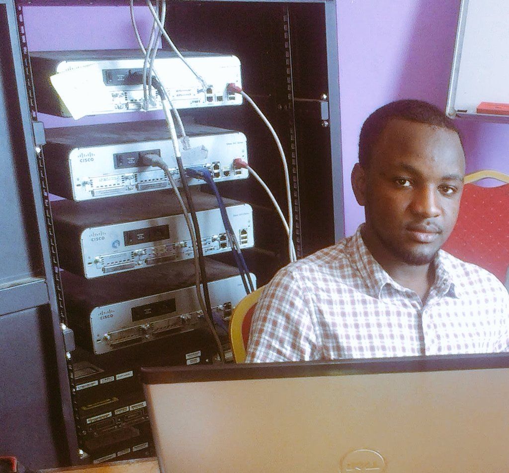 Me in 2015 working with Cisco Devices 