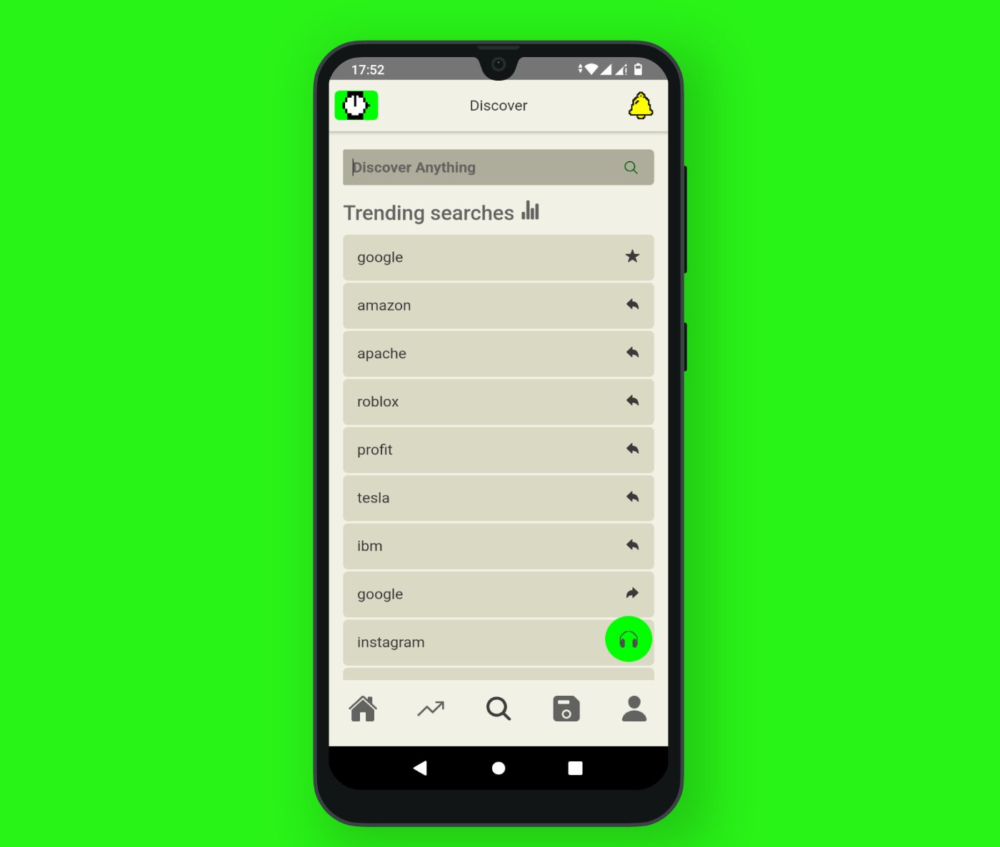 Hackernoon App Trending Tab