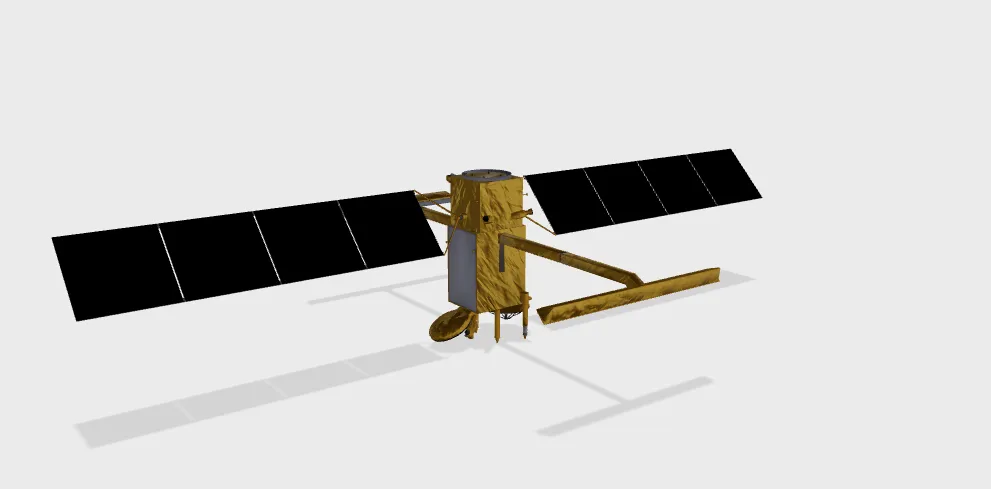 SWOT Spacecraft Model.