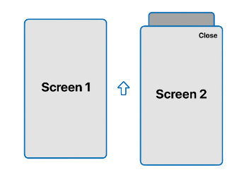 modal navigation