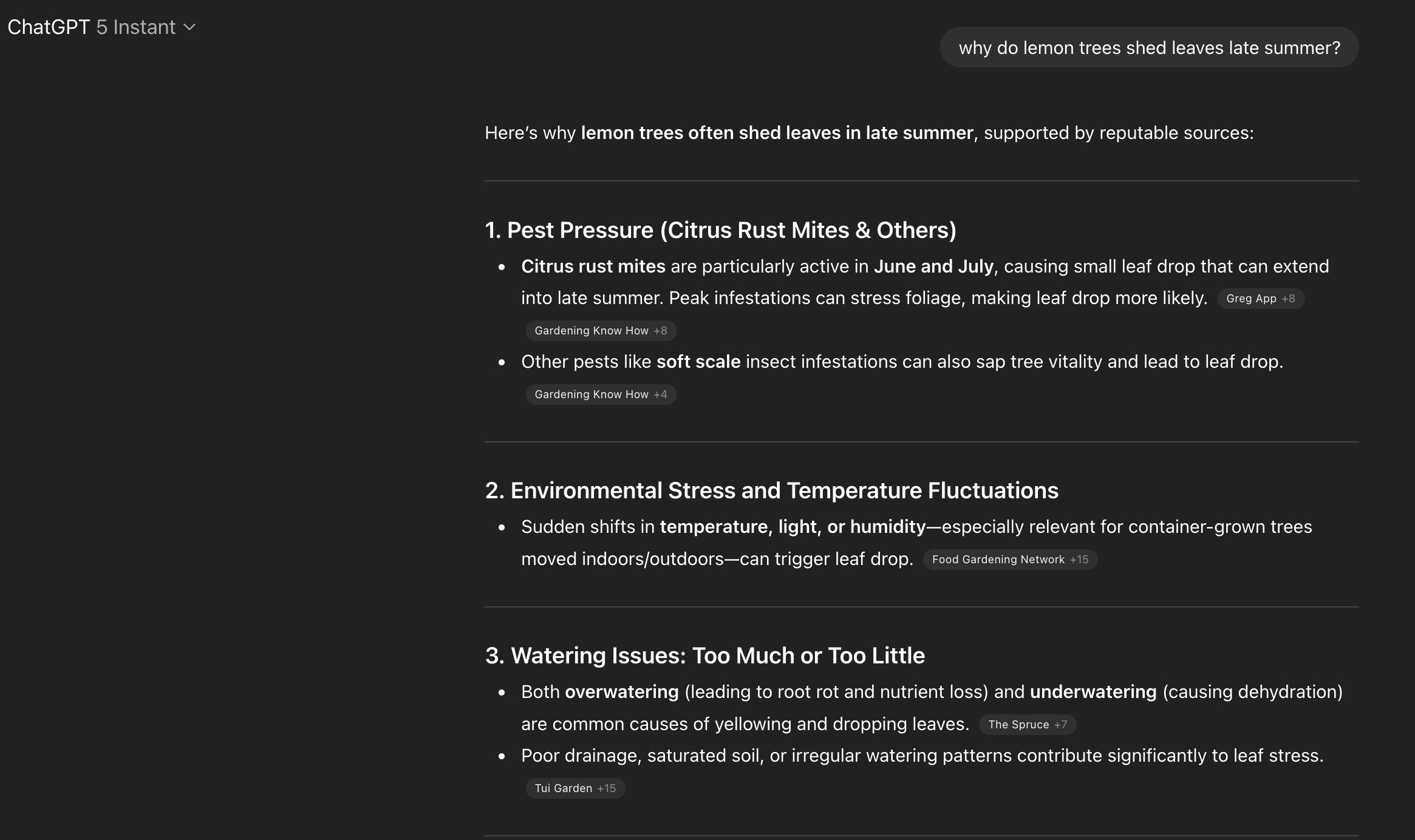 ChatGPT inline source attribution