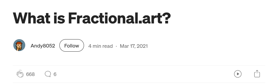 Fractional.art announcement