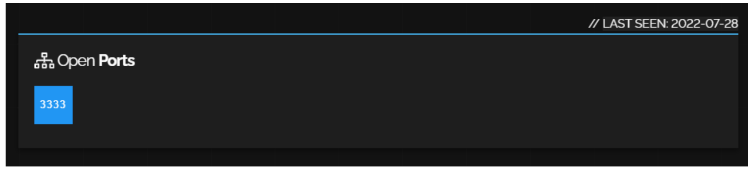 Fig. 18 Open ports of a potential miner in Poland as seen on Shodan
