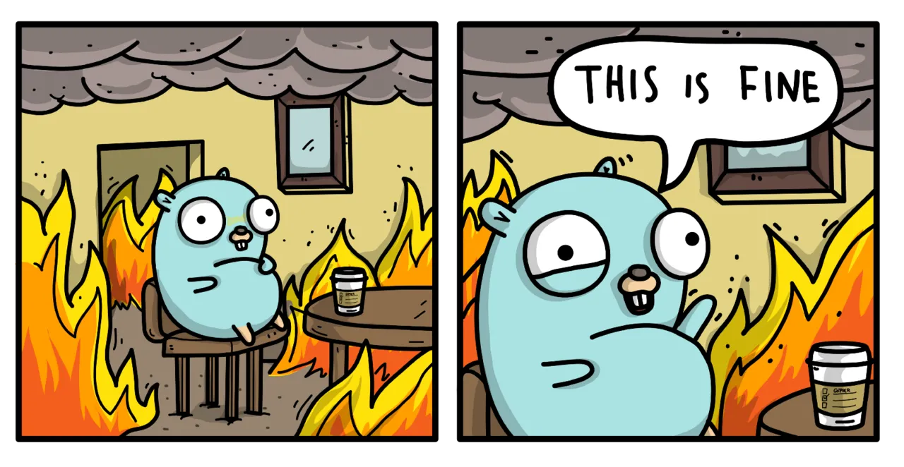 Gopher is unhappy