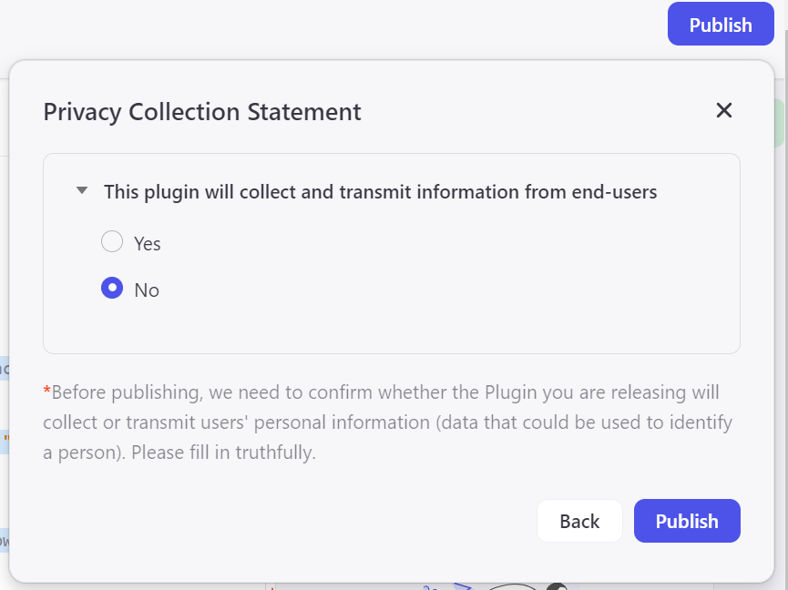 Privacy Collection Statement in Coze