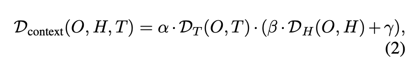 Contextual Deviation Function (Dcontext)