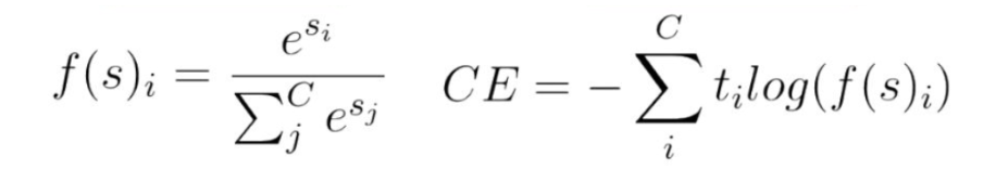 Softmax activation, and Cross-Entropy loss