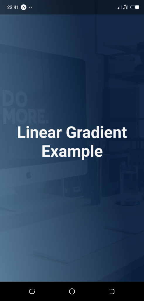 React native gradient