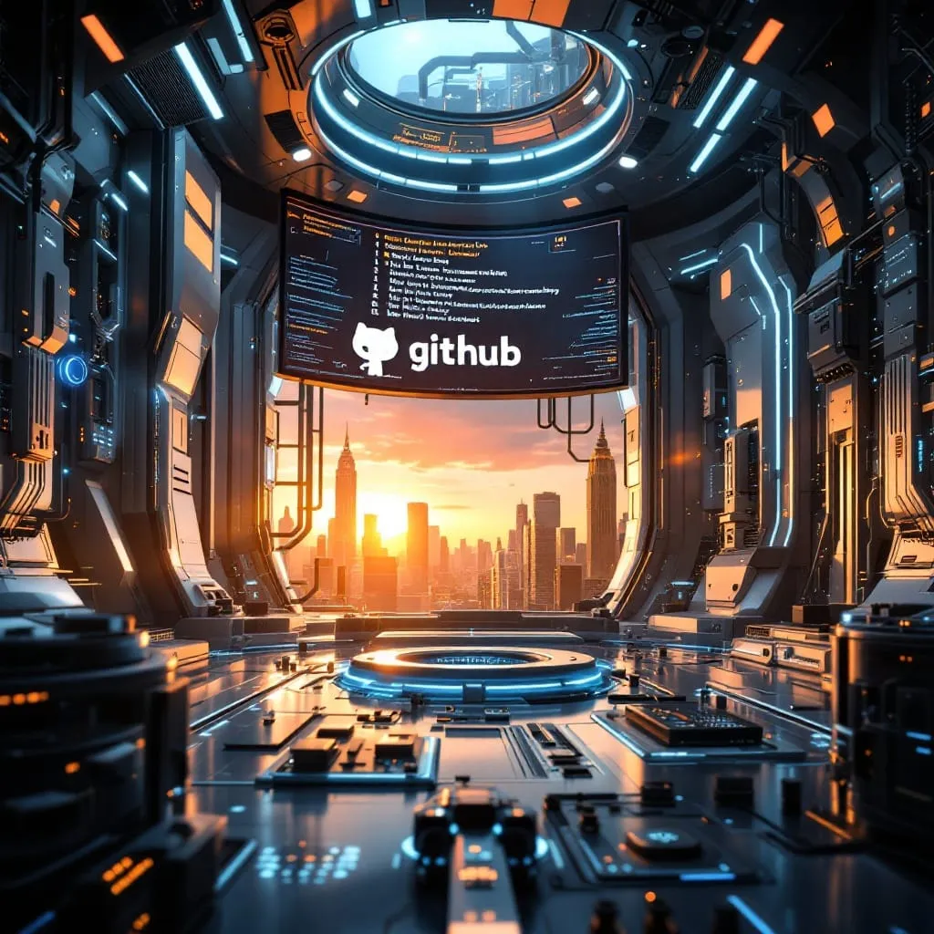 To be honest, this looks more like a spaceship and very little like GitHub!