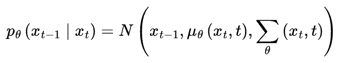 Reverse Diffusion Phase model formulation