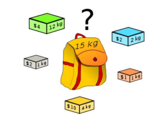 Fig. 12 The Knapsack Problem[30]