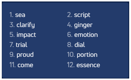 Fig. 8A mnemonics-based keys