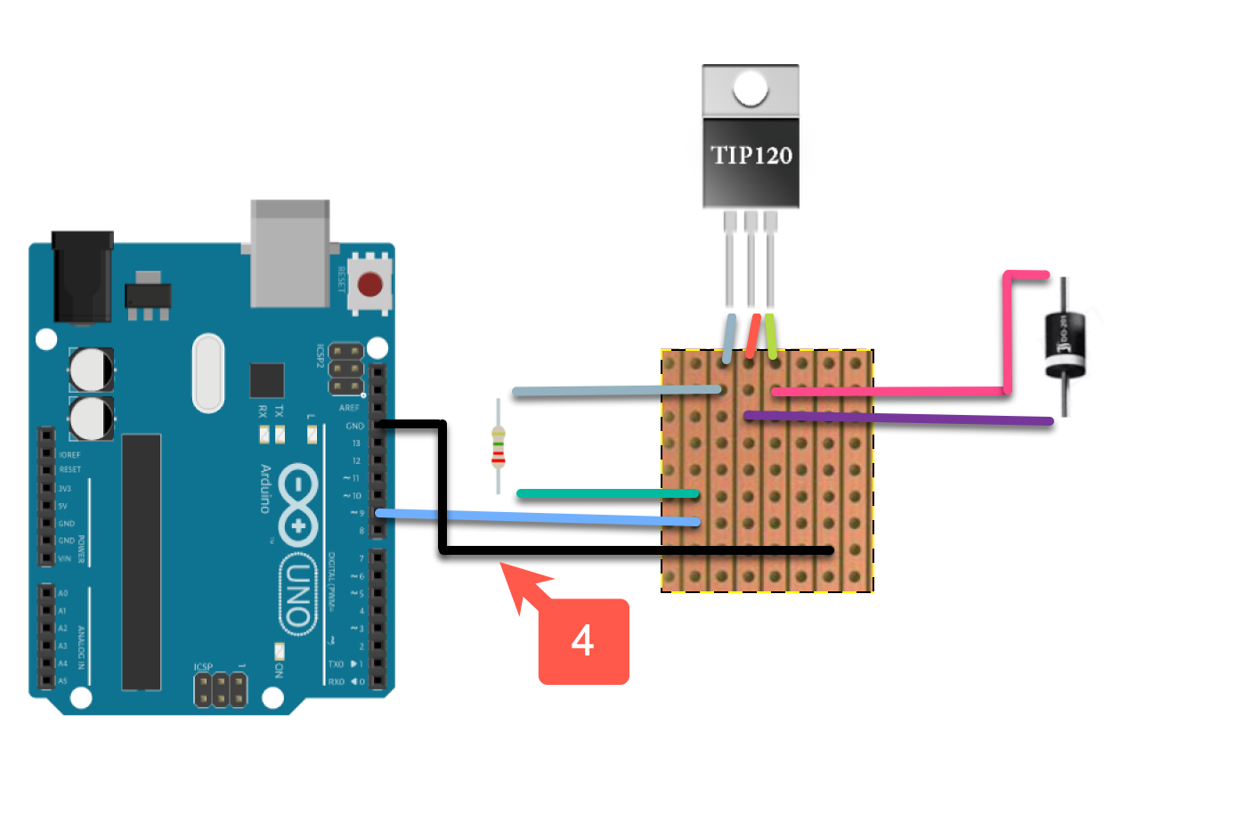 Arduino Uno Connections