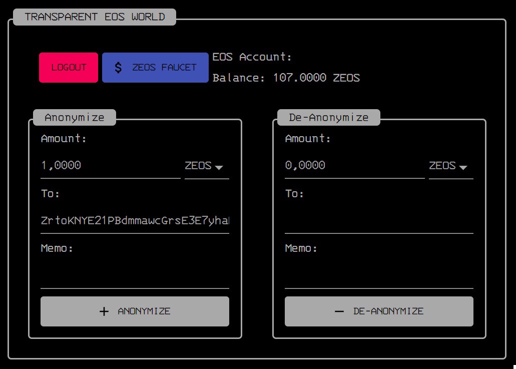 ZEOS Wallet