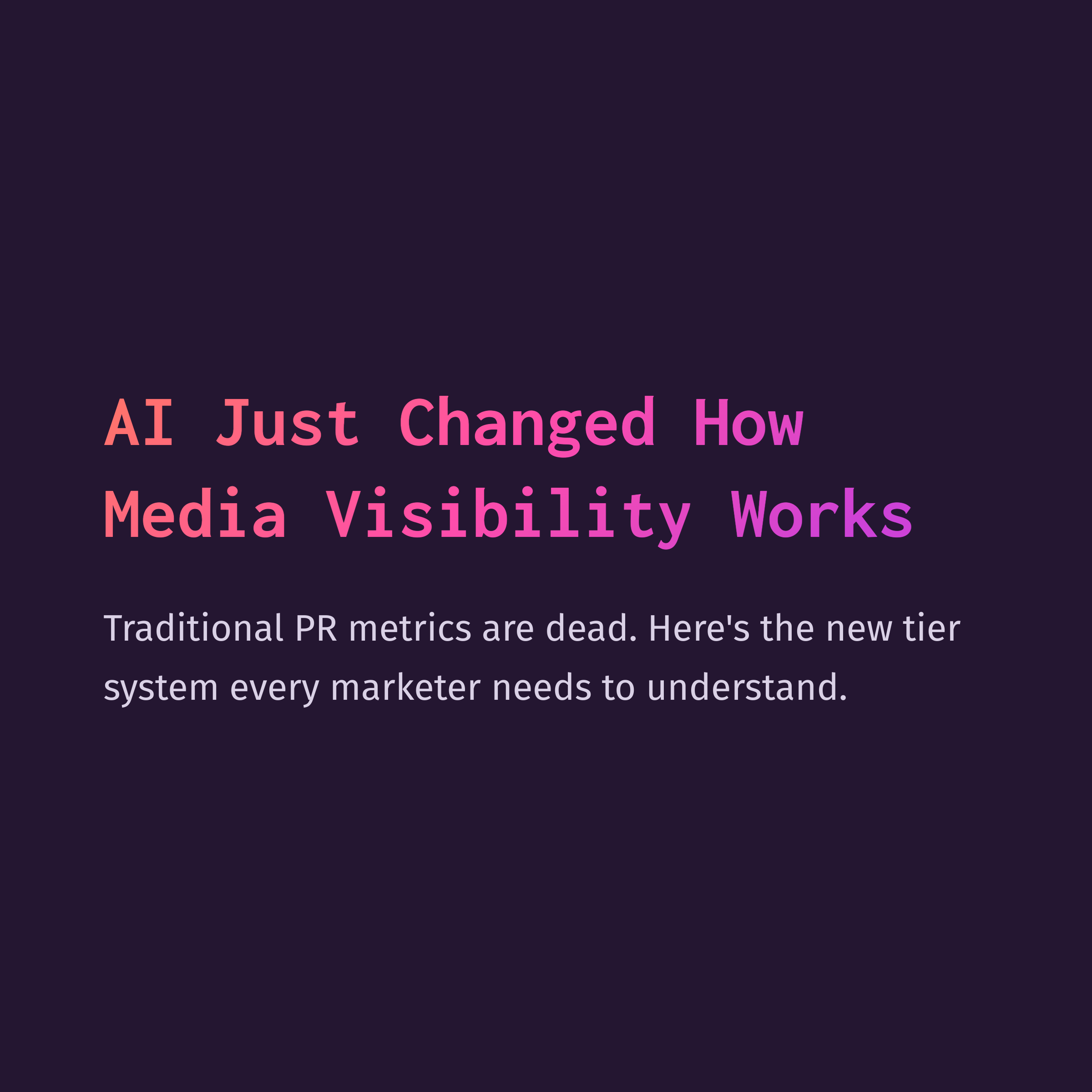 The Definition of Tier 1 Media Is Changing (And Lots of Industries Need to Catch Up)