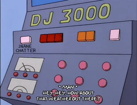 Simpsons DJ 3000. Disney all rights reserved.