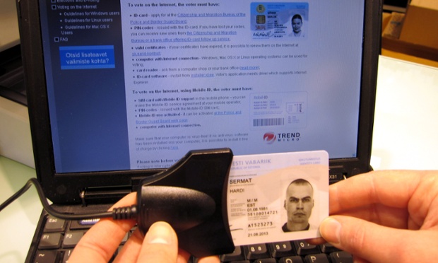Интернет-голосование в Эстонии основано на смарт-картах, выпущенных государством, которые предоставляют eID