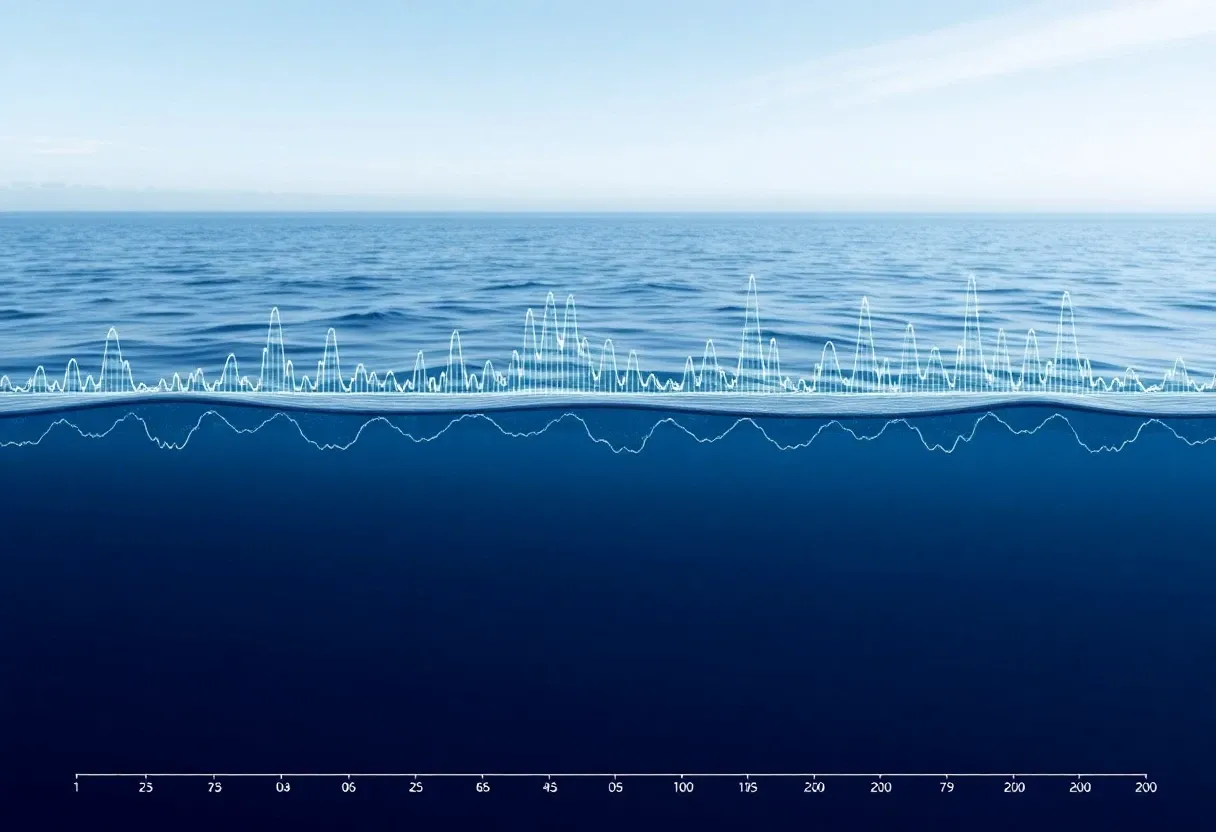 ocean data on a graph