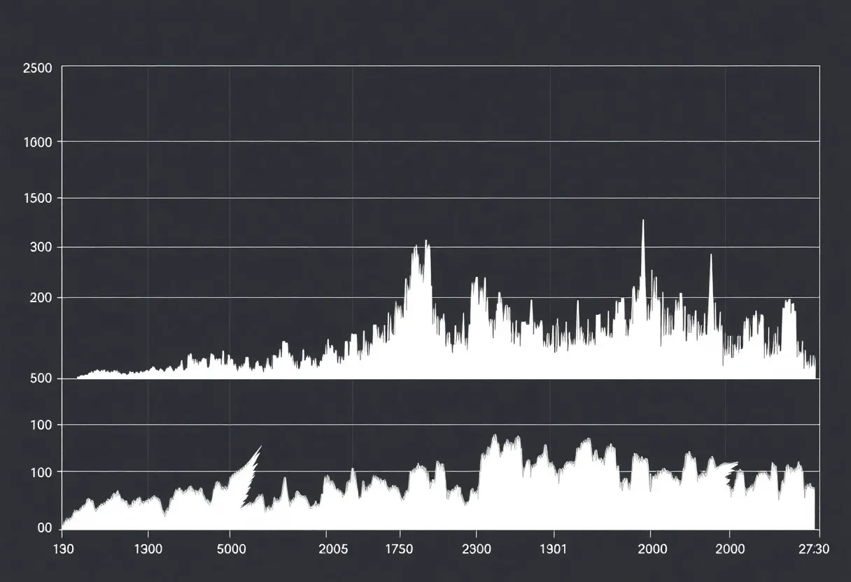 ocean data plotted on a graph