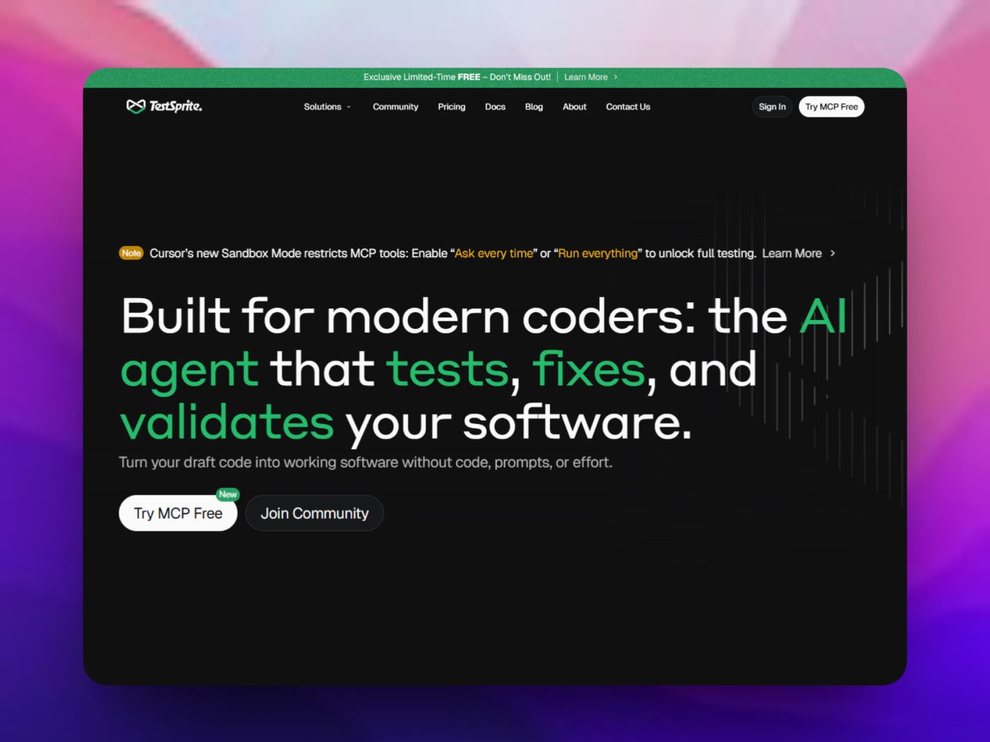 TestSprite Thumbnail Image