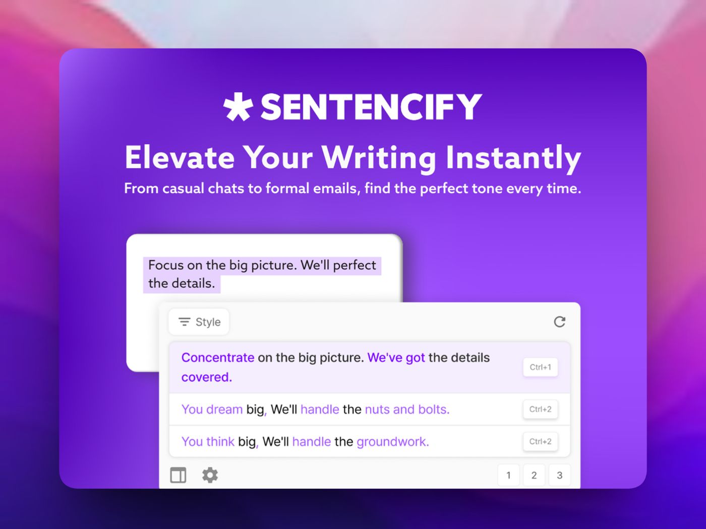 Sentencify Thumbnail Image