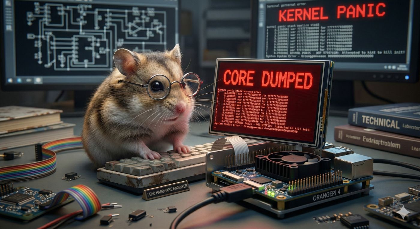 My Lead Hardware Engineer verifying the integrity of the testbed.