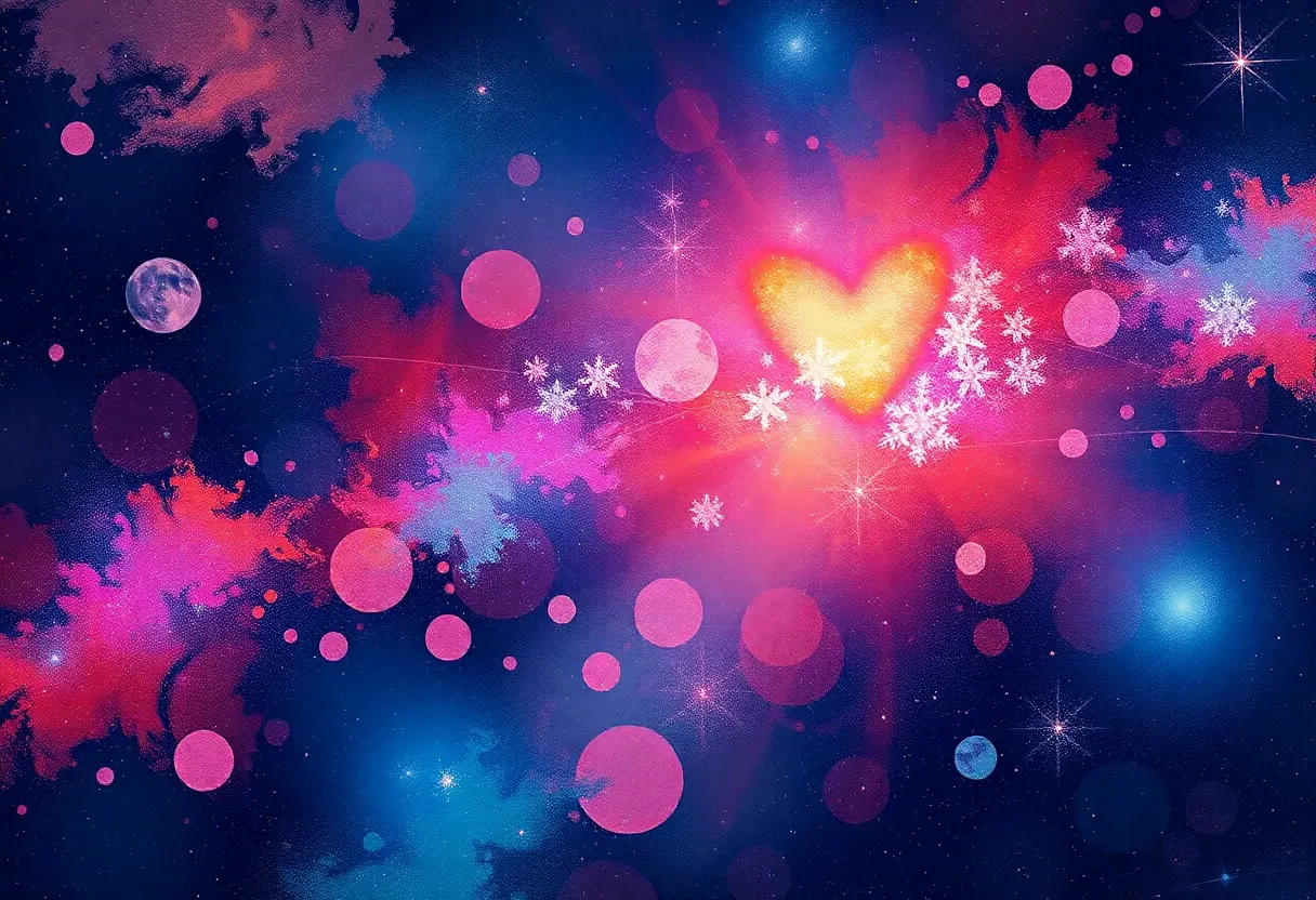 outer space abstract