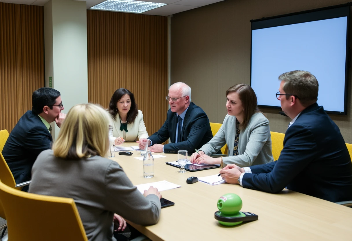 People in a meeting