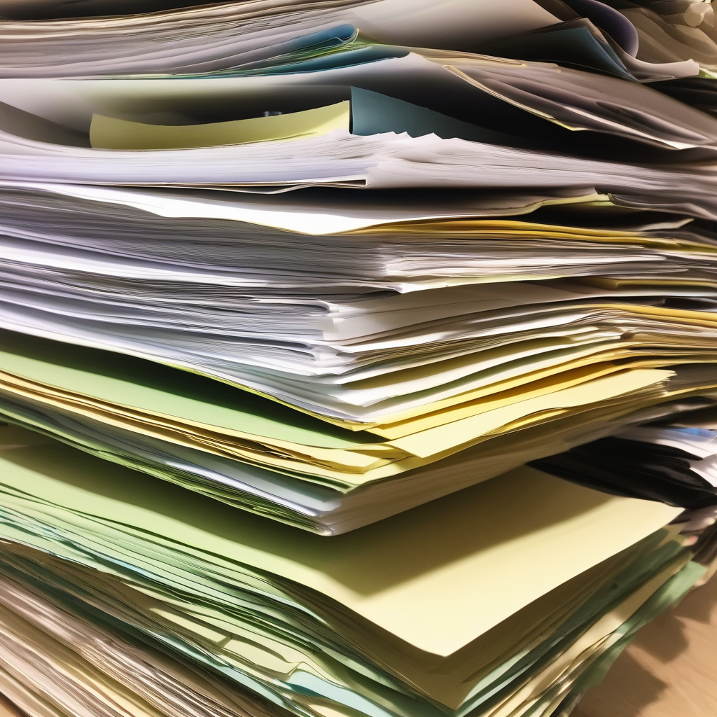 pile of legal documents
