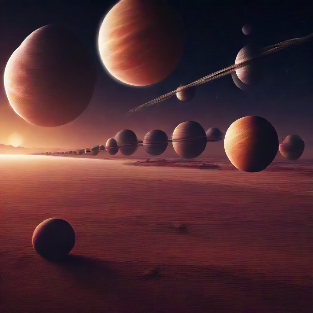 planets lined up
