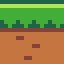 A single sprite that represents ground