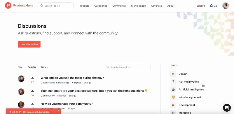 Launch your product on Product Hunt